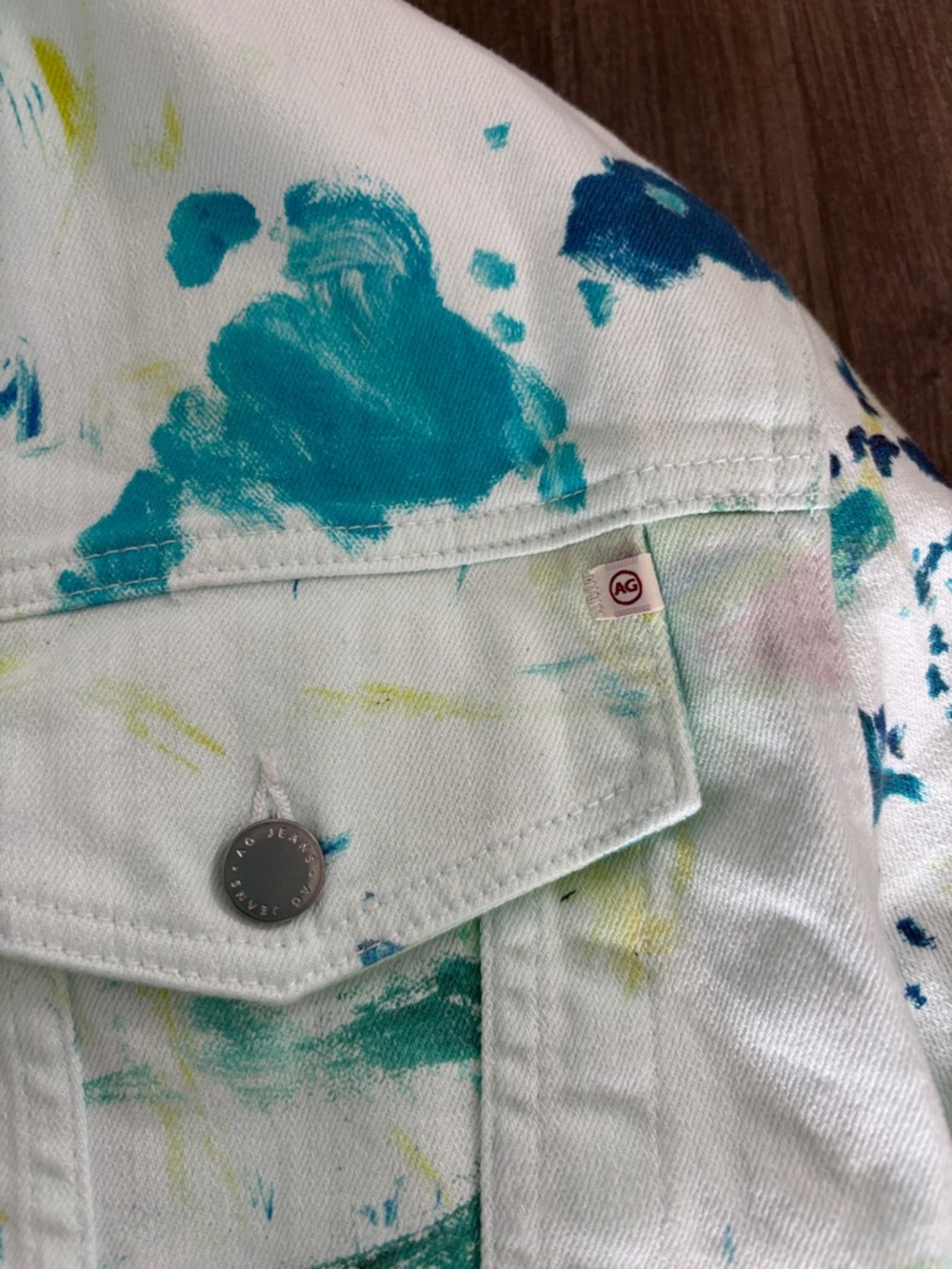 AG All Over print Denim Jacket - Picture 3 of 4